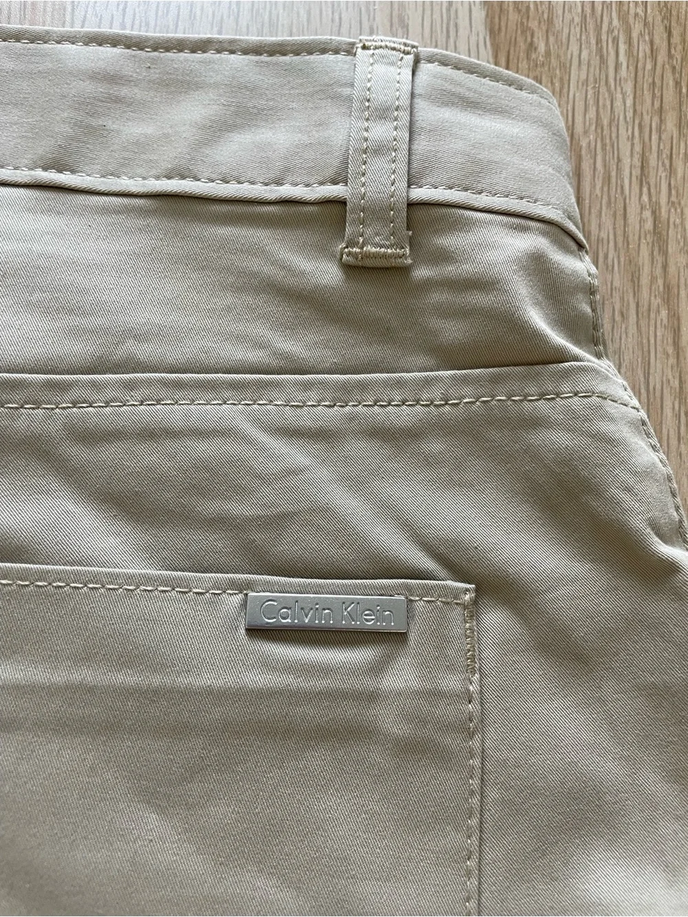 Calvin Klein Men's Light Tan Chinos - Straight Leg 32x30